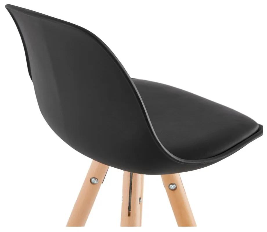 Черен бар стол , височина на седалката 64 cm Anau - Kokoon