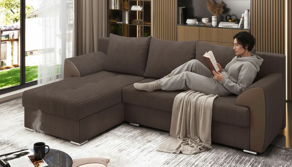 Разтегателен ъглов диван Норд