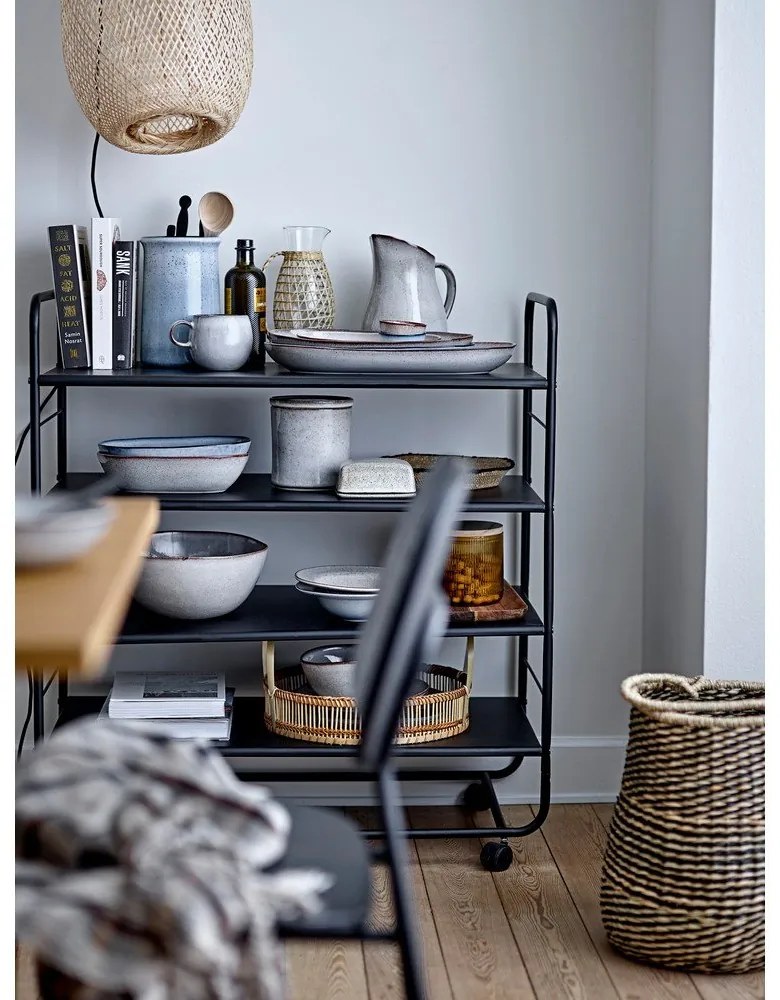 Черен трапезен стол Monza - Bloomingville