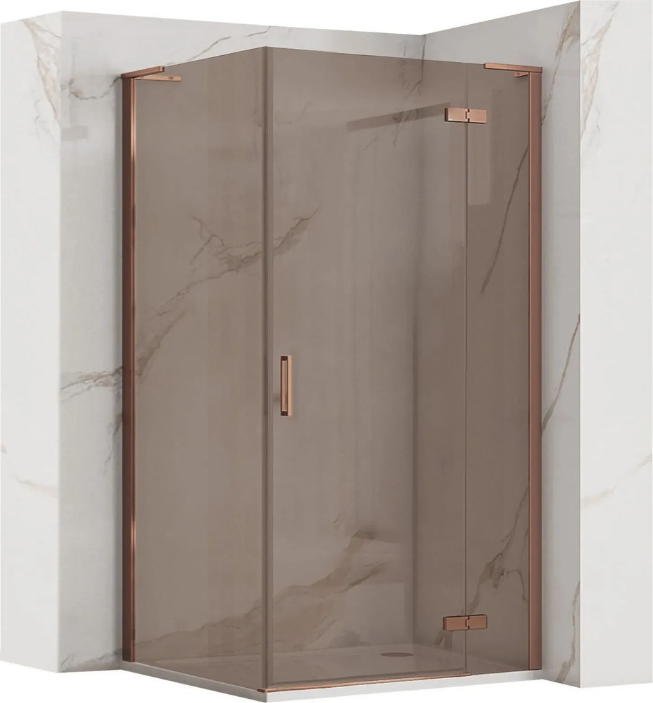 Душ кабина REA Hugo 90x90 Copper Brush