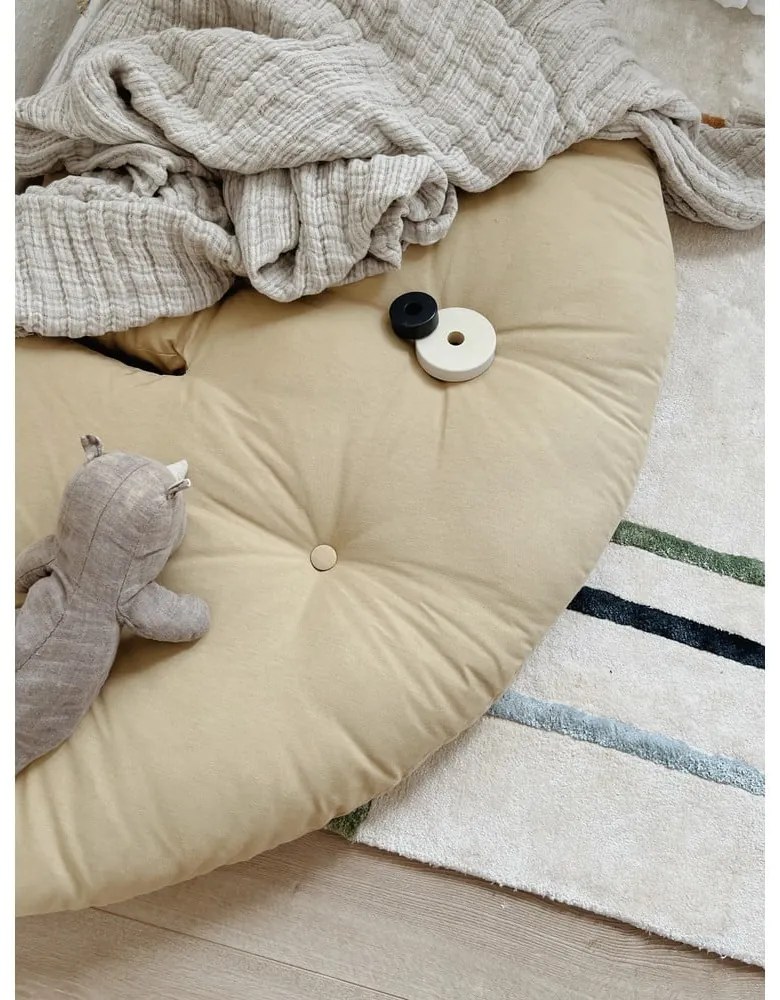 Жълт детски фотьойл Mini Nido - Karup Design