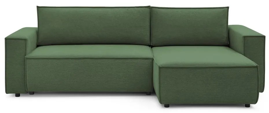 Зелен променлив разтегателен диван Nihad - Bobochic Paris