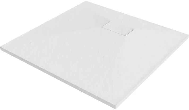 Mexen Hugo квадратен душов поддушник SMC 80 x 80 см, бял - 42108080