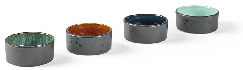 Черни керамични купички в комплект за сервиране 4 бр. Gastro Black/Mix – Bitz