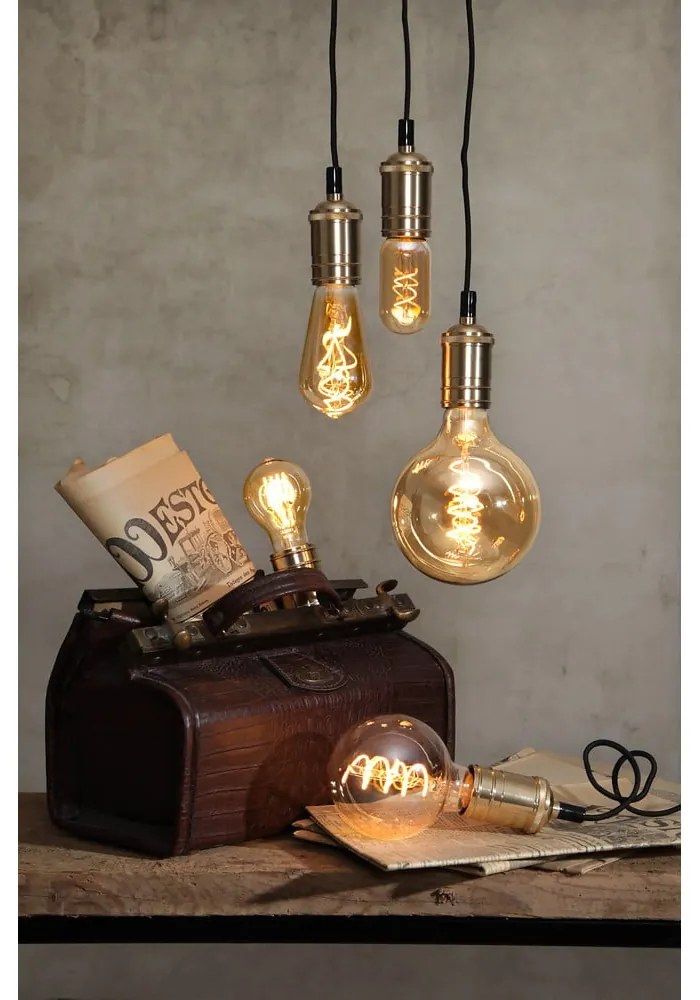 Топла бяла затъмняваща се крушка с нажежаема жичка E27, 3 W Spiral Filament – Star Trading