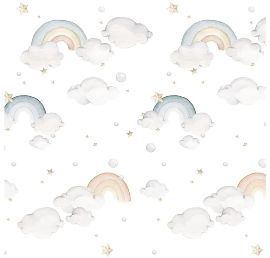 Детски тапет от нетъкан текстил 50 cm x 280 cm Rainbow - Dekornik