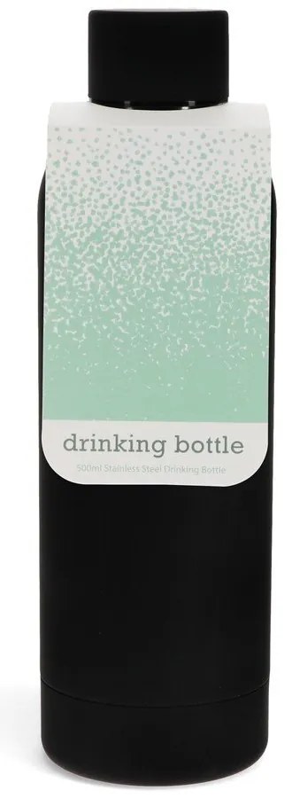 Черна бутилка от неръждаема стомана 500 ml – Rex London