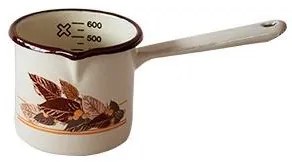 Емайлирано джезве 10см 600мл с декор ЕСЕН - 66/10 РЯ-(124-1906)