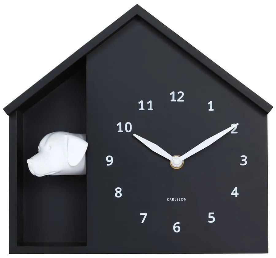 Стенен часовник Peeking Doggy – Karlsson