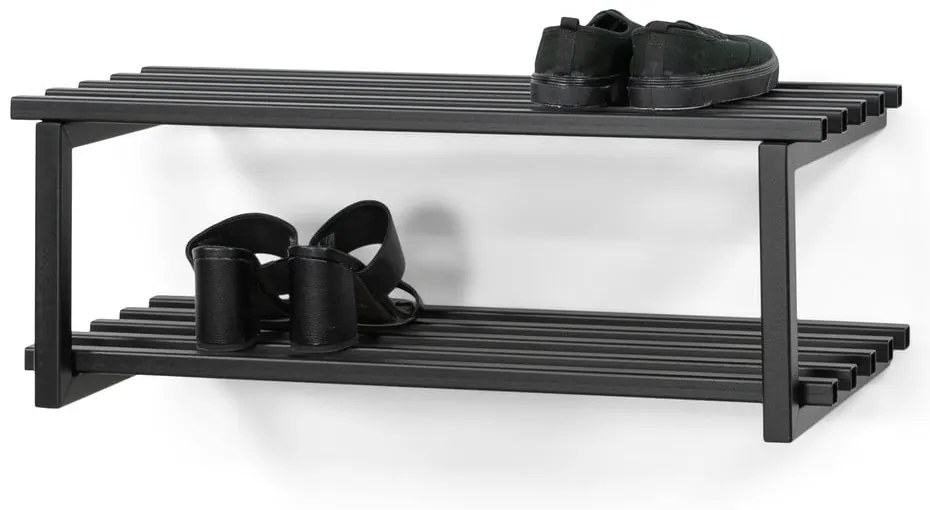Черна метална висяща стойка за обувки 71x26x34 cm Marco – Spinder Design