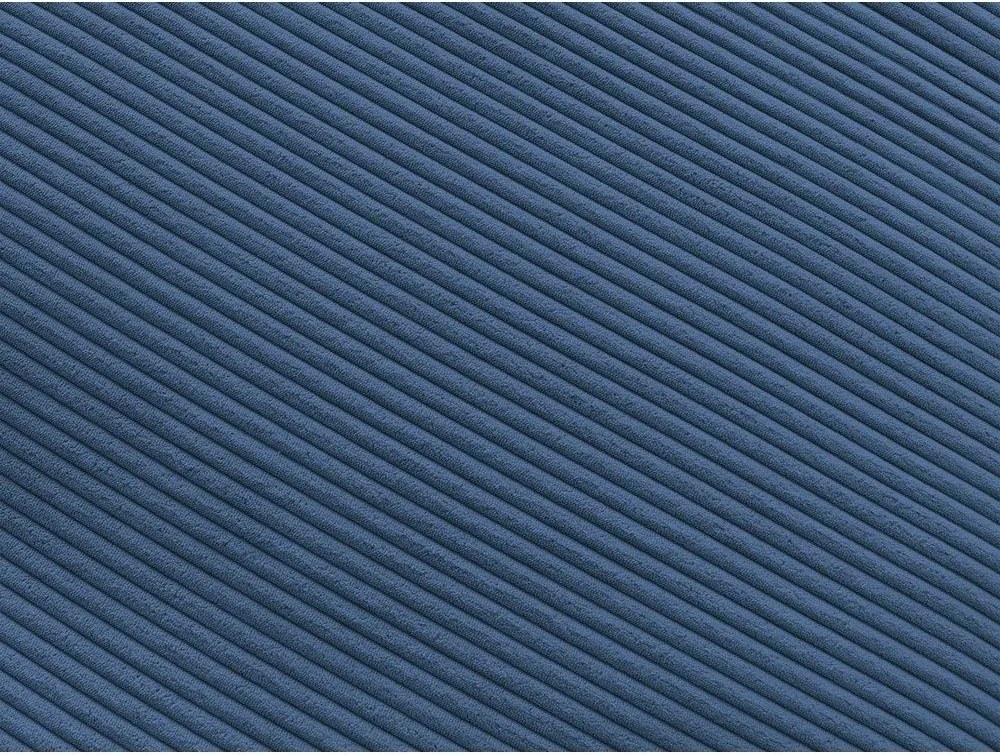 Син диван от рипсено кадифе 250 cm Belair – Bobochic Paris