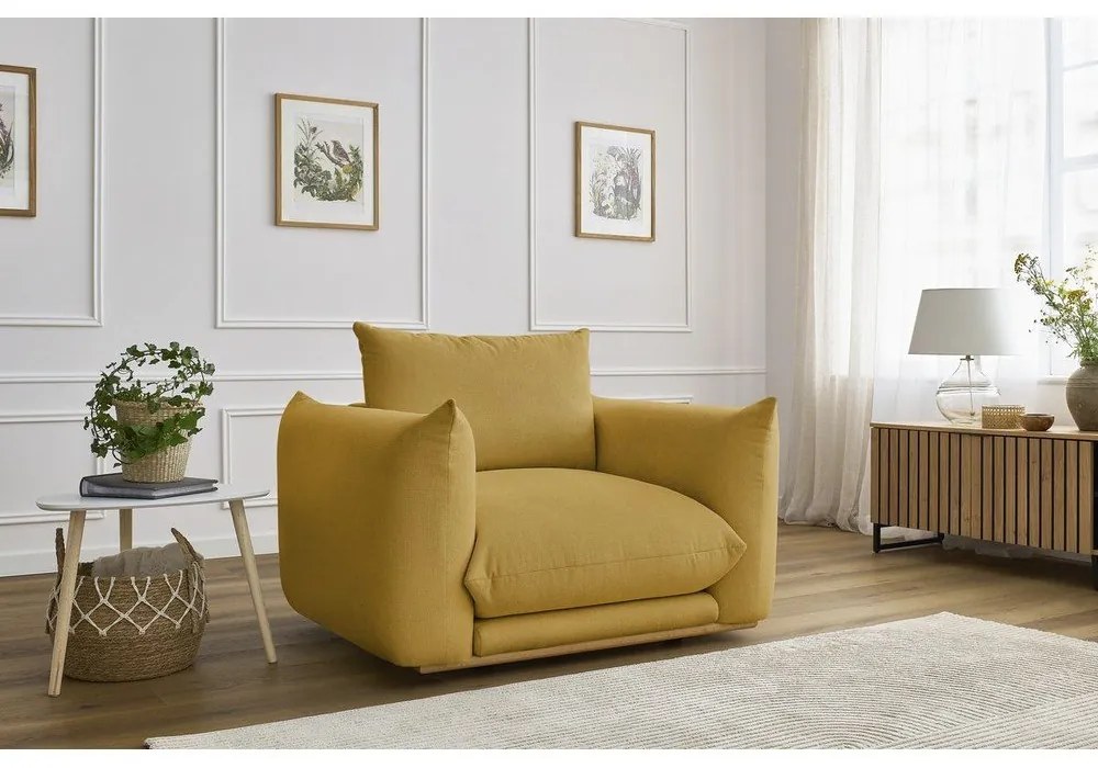 Жълто кресло Ernest – Bobochic Paris