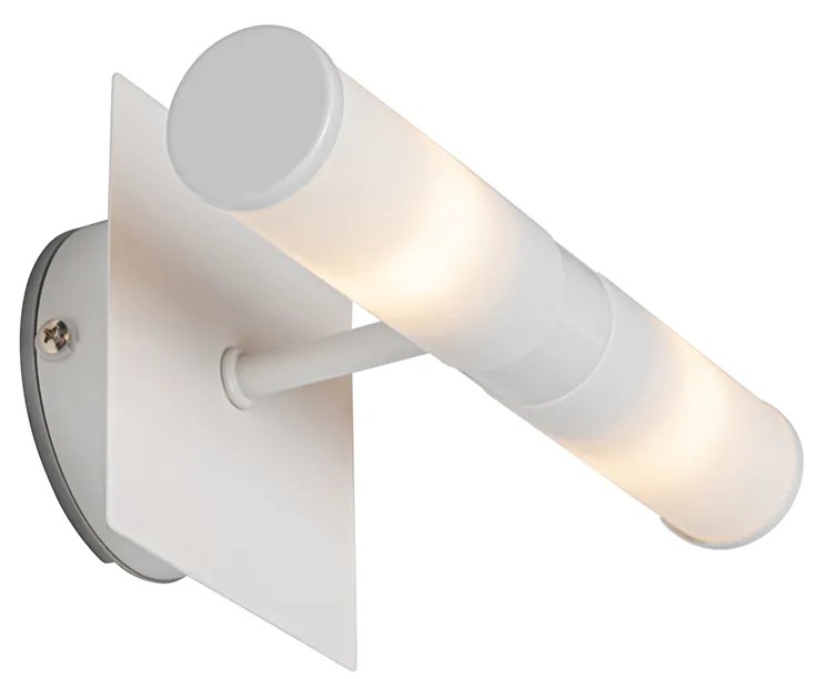 Модерна стенна лампа за баня бяла IP44 2-светлина - Bath