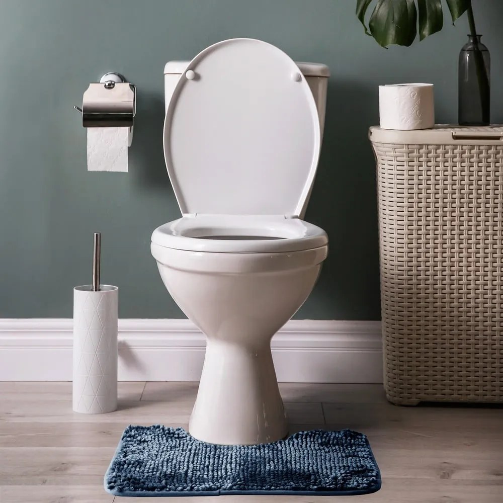 Комплект от 2 тъмносини изтривалки за баня Bati - AmeliaHome