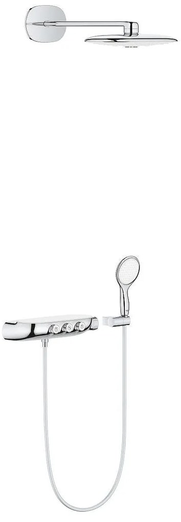 Rainshower System SmartControl Duo 360 Combi душ система с термостат, външна/вградена