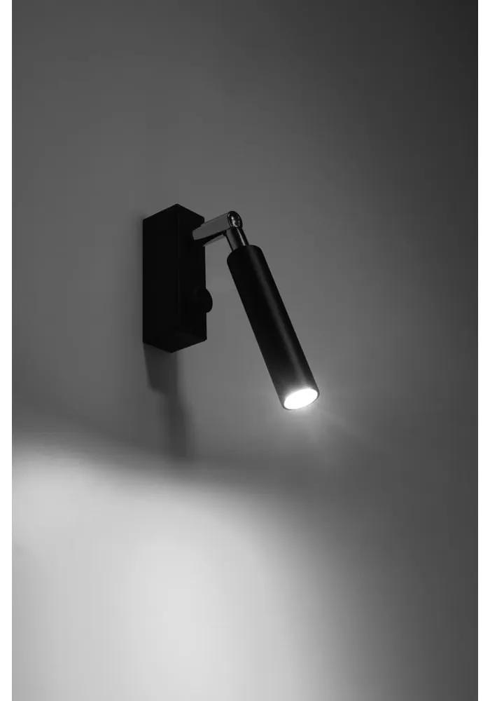 Черна стенна лампа Tiden - Nice Lamps