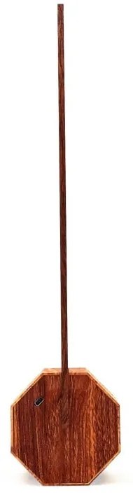 Кафява LED настолна лампа (височина 38 cm) Octagon One – Gingko