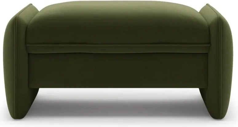 Зелена кадифена табуретка Georgia – Micadoni