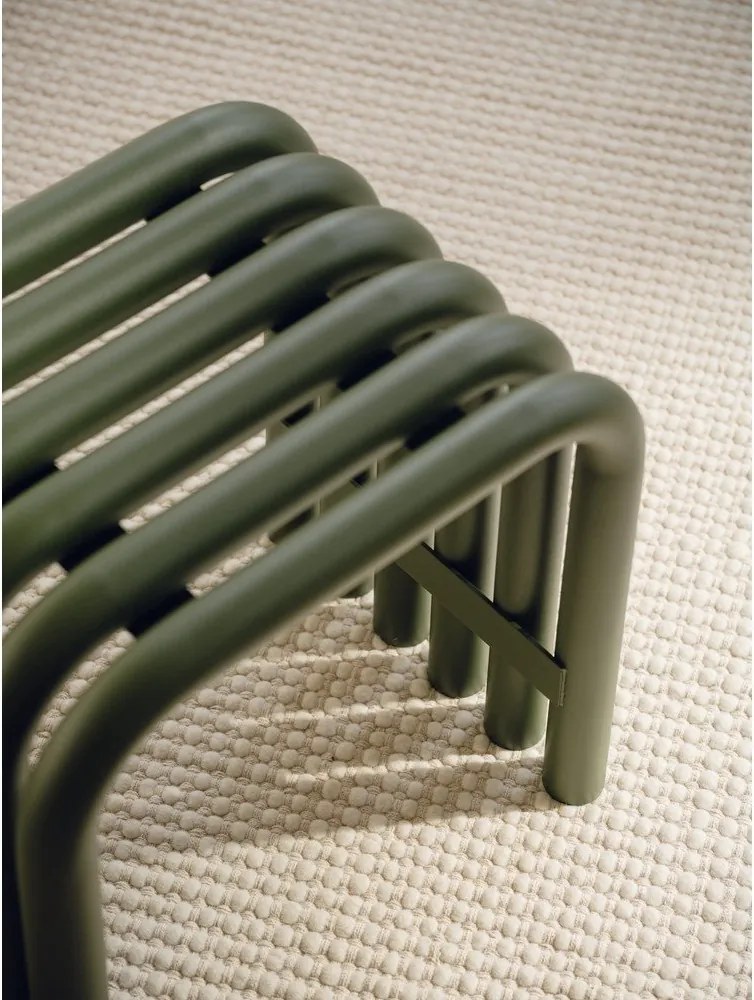 Зелен градински стол метален Nokk – noo.ma