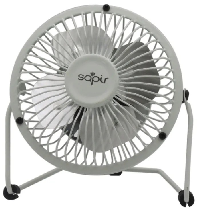 USB вентилатор SAPIR SP 1760 USB4, 2.5W, 5V, Перки 10 см, Бял