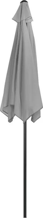 Сгъваем чадър с наклон - 210 см Сив
