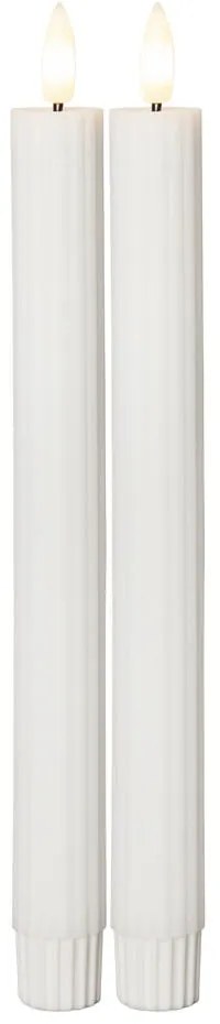 LED свещи в комплект от 2 броя (височина 25 см) Flamme Stripe - Star Trading