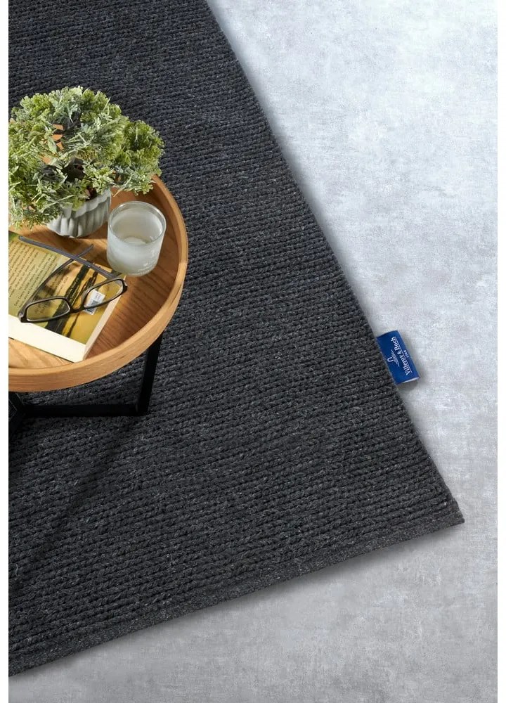 Тъмносива ръчно изработена вълнена пътека 80x200 cm Francois – Villeroy&amp;Boch
