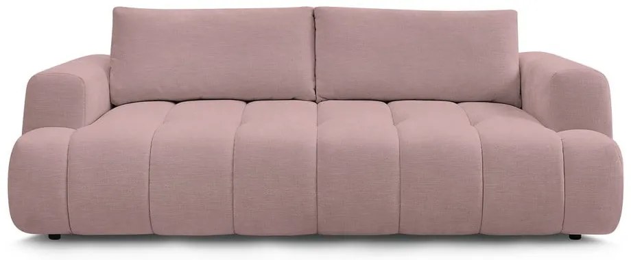 Розов сгъваем/с място за съхранение диван 251 cm Fuji – Bobochic Paris