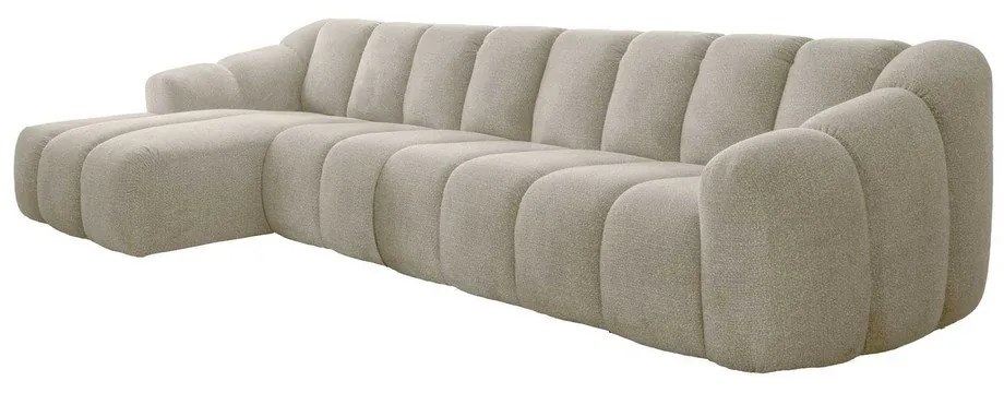 Бежов ъглов диван (ляв ъгъл) Shell – Miuform