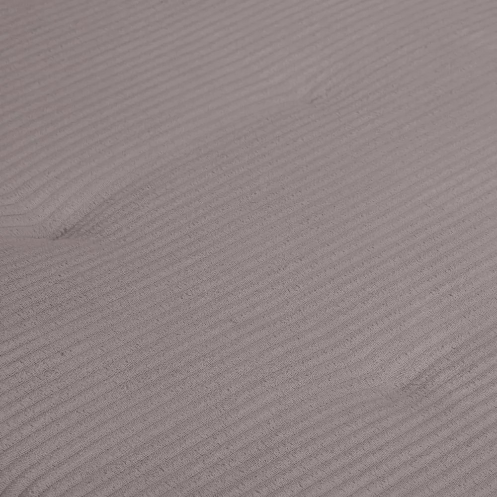 Ъглов диван от сив велур (ляв ъгъл) Ariella - Ropez