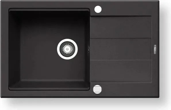 Pyramis 70167101 - Кухненска мивка SPARTA PLUS LUX 78x48 см, гранит/черен