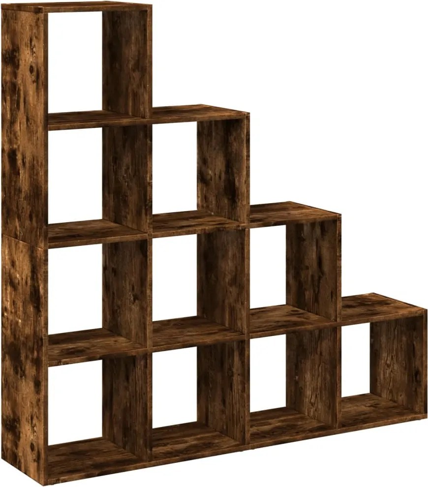 857971 vidaXL Разделител за стая / библиотека 4 нива 131,5x29x131,5 см