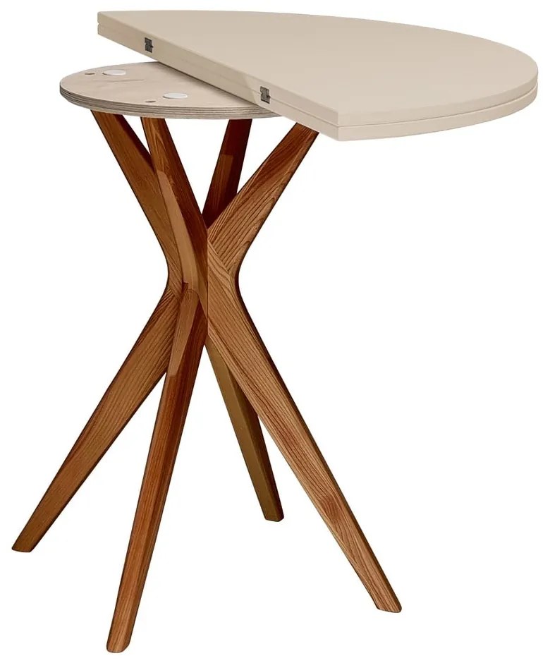 Кръгла сгъваема трапезна маса 45x90 cm Jubi – Ragaba