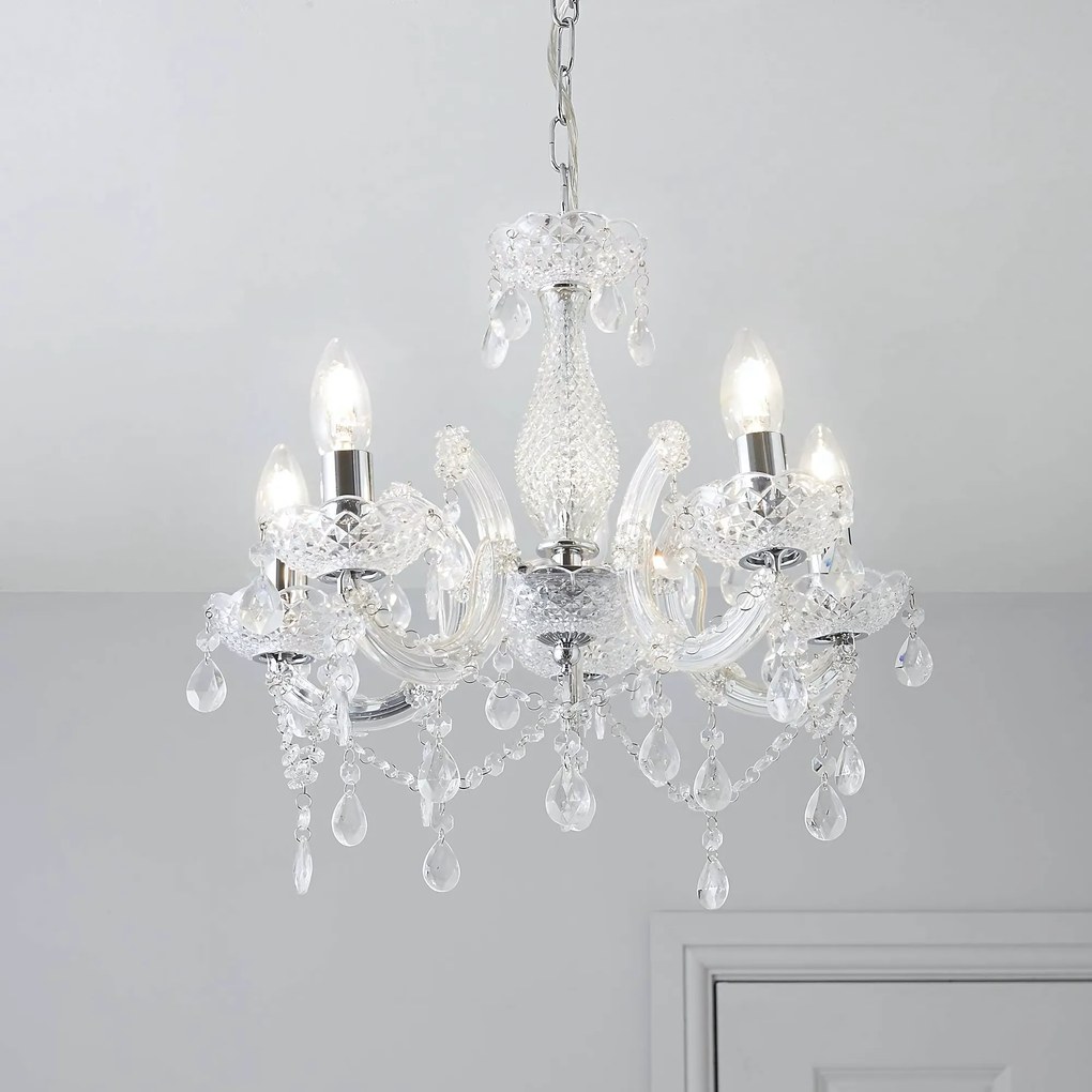 ЛАМПА EBT004-5CP TRANSPARENT