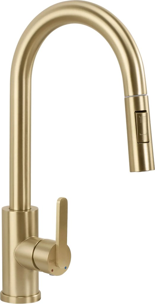 Смесител за кухня REA Ontario Brush Gold