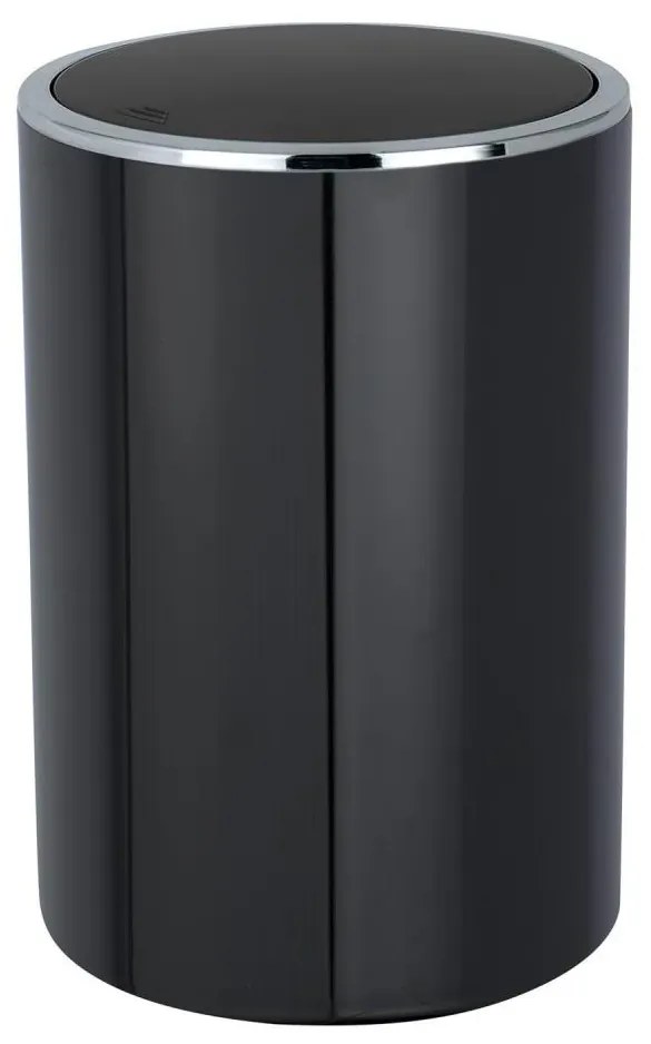 WENKO 22558100 - Кош INCA 18,5x25,5 cm черен/лъскав хром