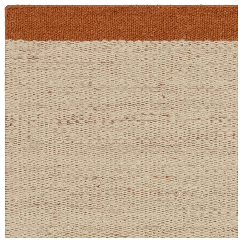 Кремав/теракотен ръчно изработен вълнен килим 200x290 cm Lima Rust – Asiatic Carpets
