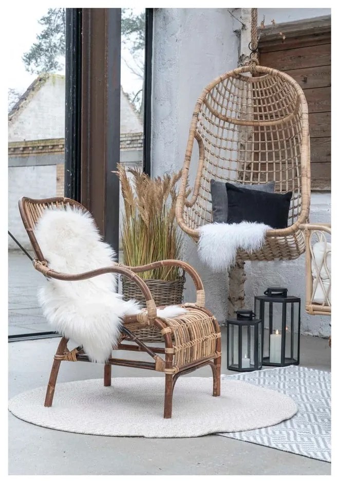 Бежов килим , ø 120 cm Menorca - House Nordic