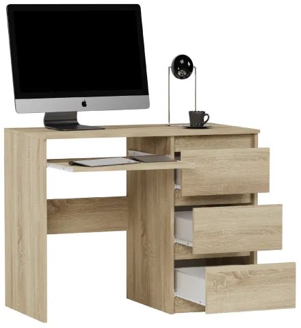 Писалище, офис бюро с чекмеджета MODERN N-3 - различни цветови варианти aнтрацит