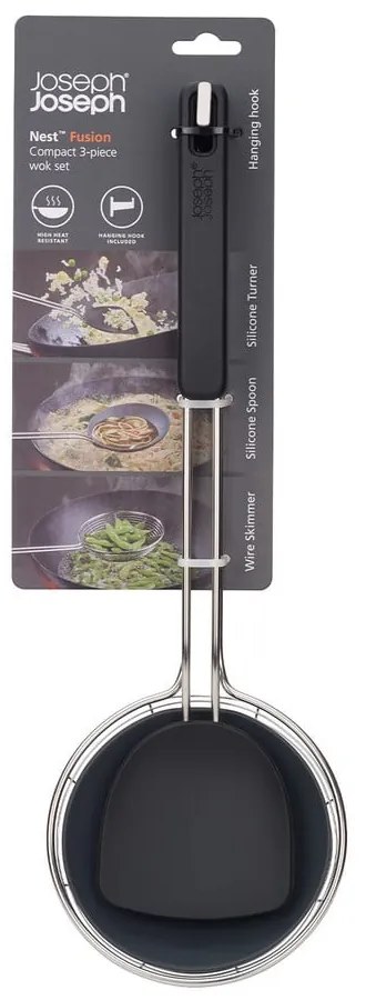 Комплект кухненски прибори от неръждаема стомана 3 бр Fusion Wok Set – Joseph Joseph