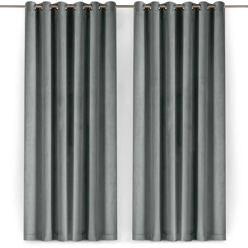 Сива затъмняваща завеса 265x300 cm Velto – Filumi