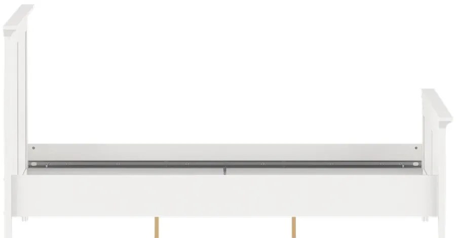 Бяло двойно легло 160x200 cm Paris – Tvilum