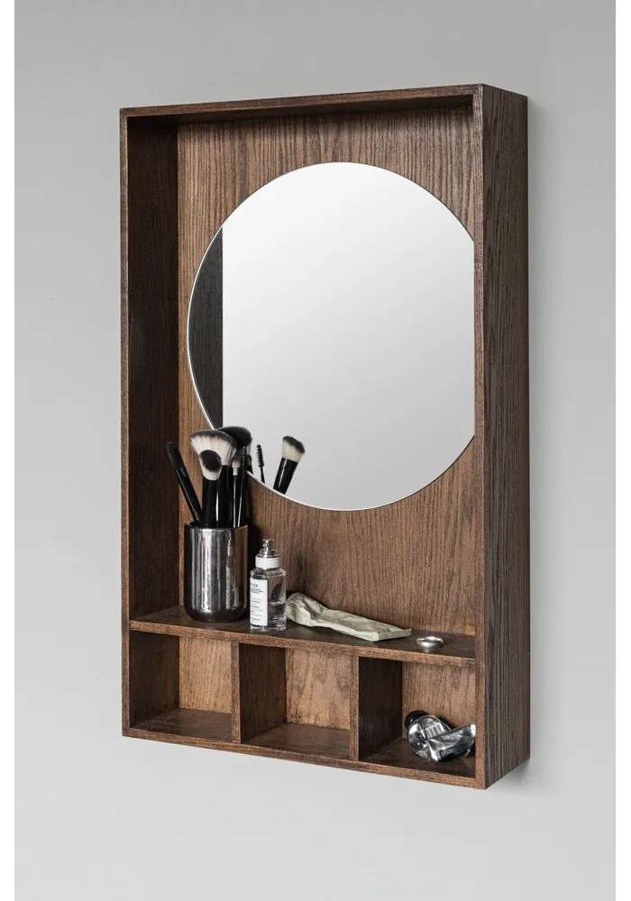 Кафяв панел за окачване от масивен дъб 40x65x11,5 cm Show Me – Mette Ditmer Denmark