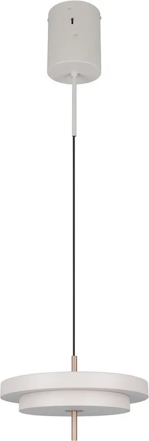 LED затъмняващо се висящо осветително тяло в цвят слонова кост Keaton – Trio