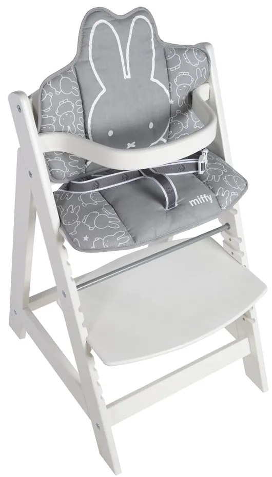 Сива постелка за стол за хранене Miffy - Roba