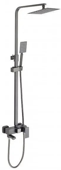 Душ система със смесител, пита, слушалка и шлаух ICT 8866GG ЯСМИНА GUN GRAY, Inter Ceramic