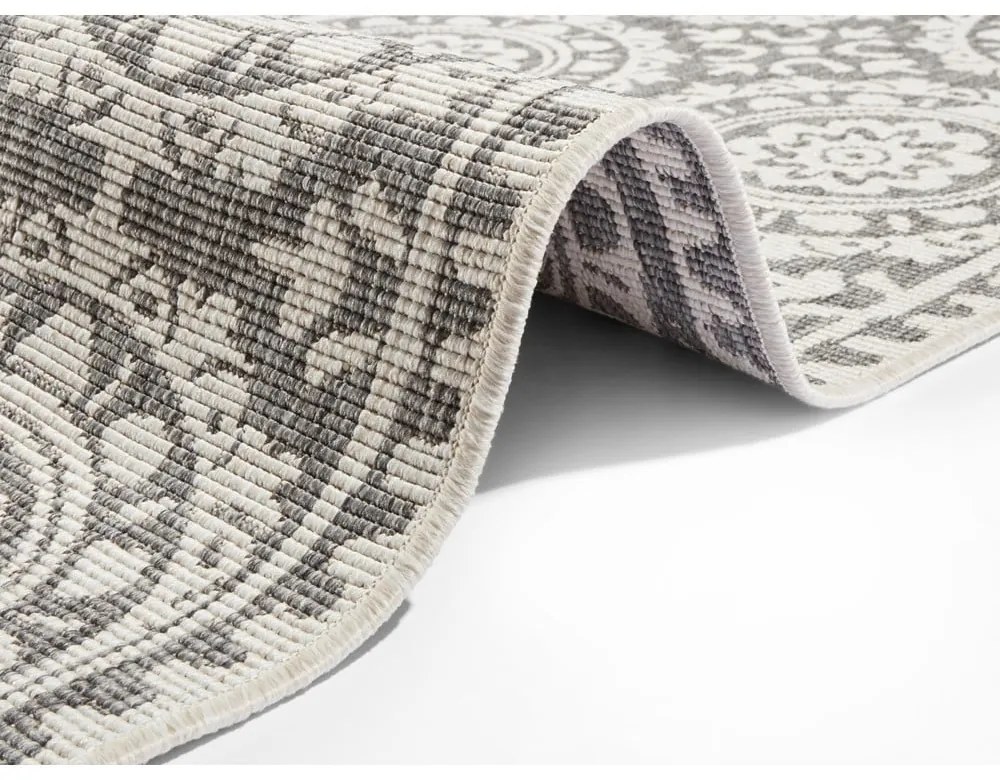 Сив и кремав килим на открито , 80 x 250 cm Jardin - NORTHRUGS