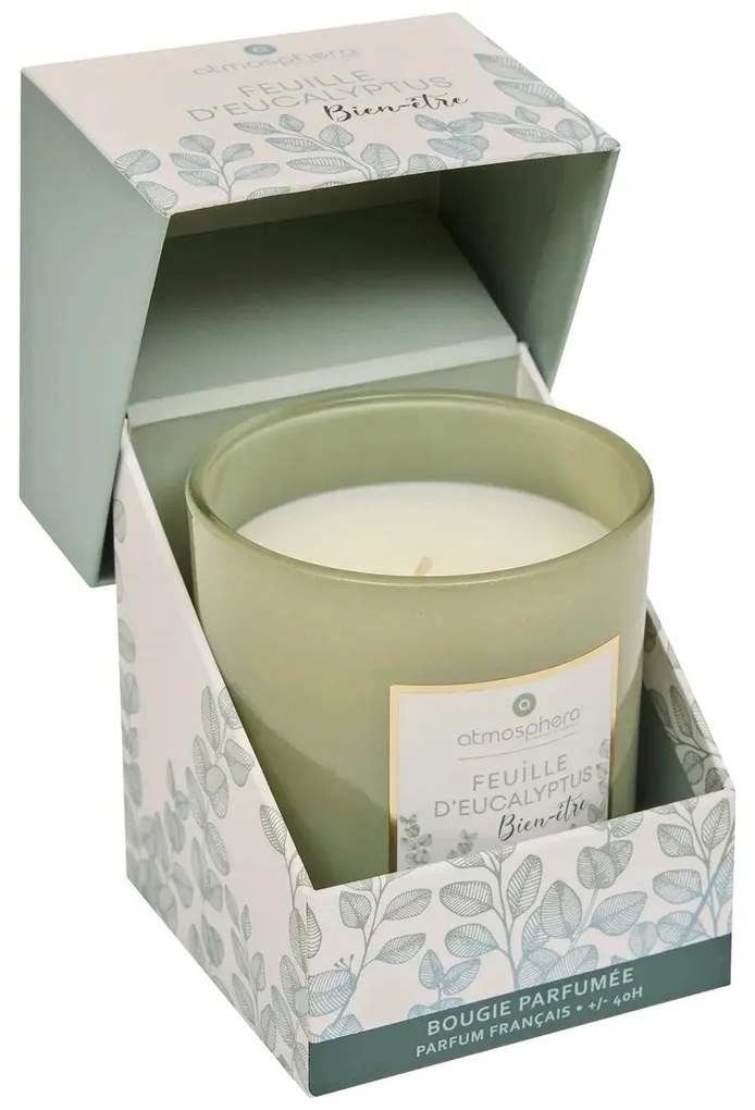 Ароматна свещ atmosphera Mael, Стъкло, 190 g - Eucalyptus Leaf