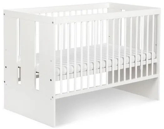 KLUPŚ - Бебешко креватче PAULA 120 x 60 см бор/бяло