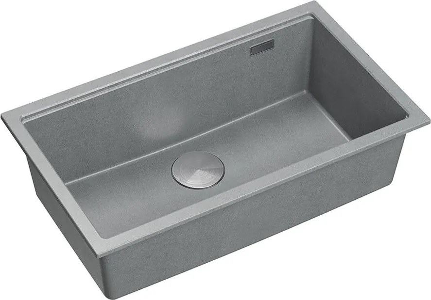 гранитна мивка Logan 110 Grey Metallic